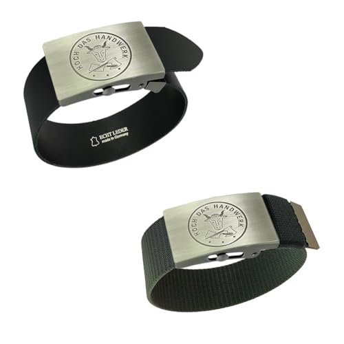 Ceinture de pantalon de boucher GravurManufakturBerlin cuir artisanat