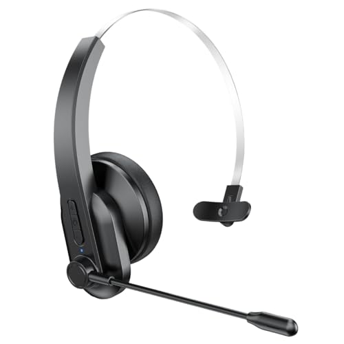 Auricular Bluetooth Goshyda con micrófono y cancelación ruido miniatura 1