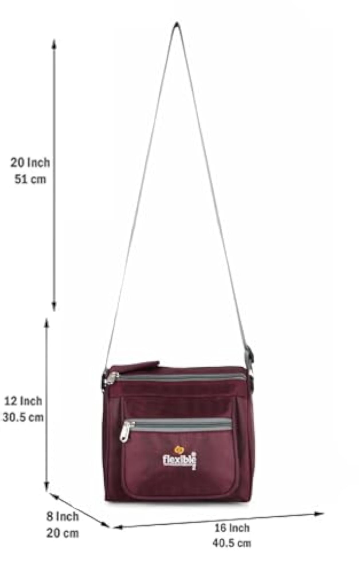 10L Sling Lunch Tiffin Bag, Waterproof Design