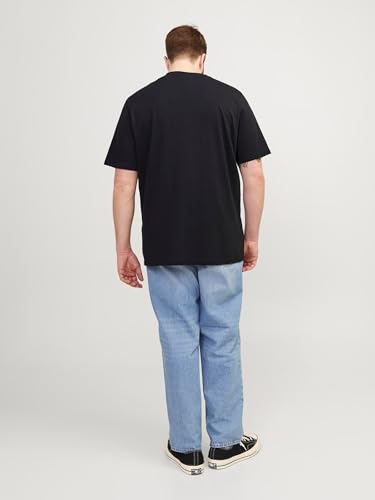 Jack & Jones Jjecorp Logo Tee Ss Crew Neck Noos Pls Camiseta, Black, 3XL Grande