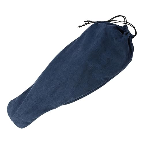 Yardwe Beginner Violin Suede Instrument Bag Full-size Violin Cover Cloth Blue Storage Bag