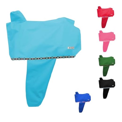 Tahoe Premium Nylon Waterproof Western Saddle Cover, Turquoise