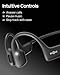 SHOKZ OpenRun Pro Mini-Bone Conduction Headphones, Open-Ear Bluetooth Wireless Sport Headphones for Running and Workout-Sweat Resistant,Long Battery Life,Deep Bass,Mic-with Hair Band, Black