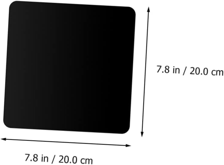 DOITOOL 2pcs Reflective Black Photography Background Board Display Boards for Professional Product Photography and Online for Jewelry Food Cosmetics and More