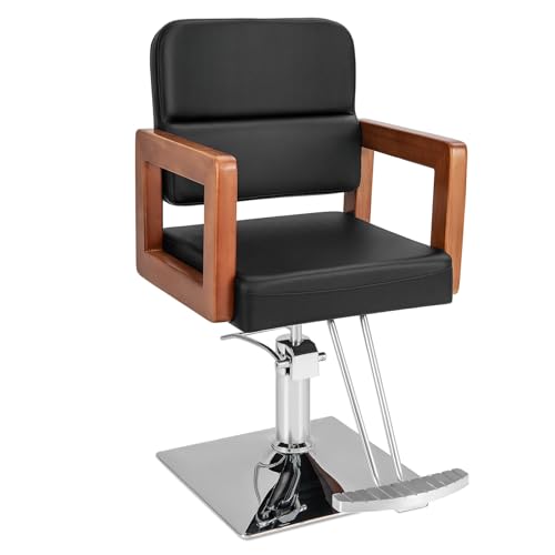 Chaise de barbier rotative pour salon de beauté avec pompe hydraulique robuste - 2