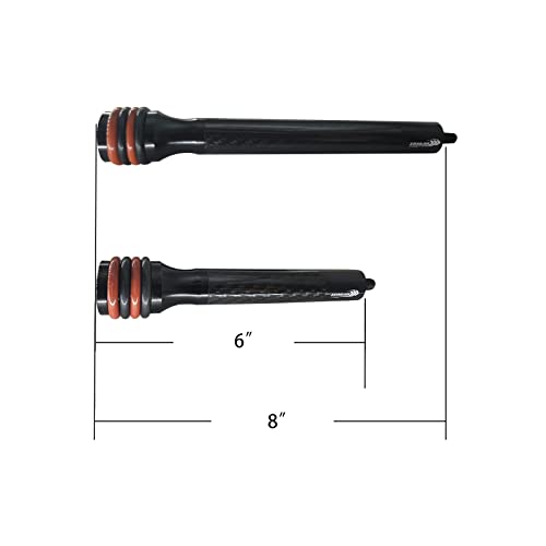Bow Stabilizer,Archery Bow Stabilizer For Compound Bow,Carbon Fiber Bow Stabilizer ,Used For Range Training, Hunting And Shooting，Side Bar Damping, Can Add Other Counterweight. (Stabilizers-Pt-6") #TOP6