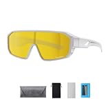 Jazuaiao Sport Sonnenbrille, Rennrad Brille, Angel Fahrbrille, übergroße Passform über Lesebrille, Rennrad Angel Fahrbrille