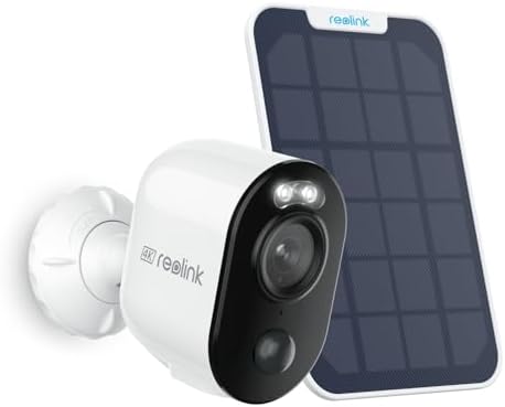 Reolink 4K Camara Vigilancia WiFi Exterior Solar, 8MP C&aacute;maras de ...