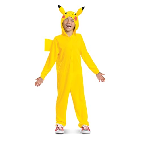 Disguise Pokémon | Costume Capuche Pikachu Enfant | Taille 3-4 Ans | Déguisement à Capuche | Licence Officielle Pokémon | Doux et Confortable | Pour...