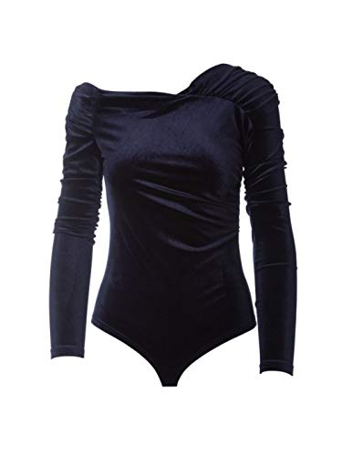 Compagnia Italiana Body de terciopelo. Negro 0999 40