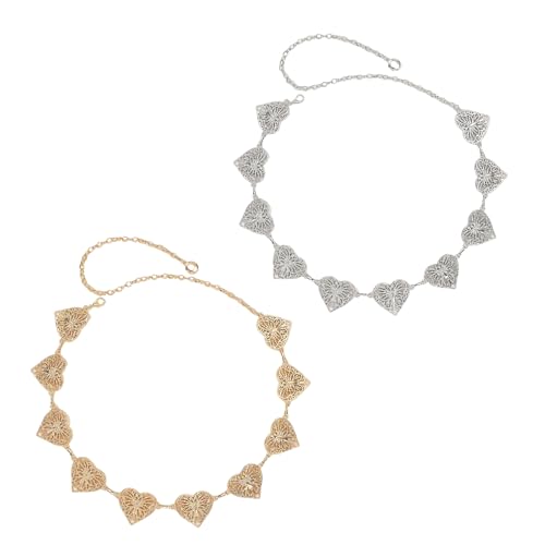 Body Chain, Stylish Waist Belt Stylish Butterfly Heart Waist Chain Belt Elaborate Chain Belly Chain for Dress Cowgirl Belt Waist Cha3