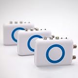 WIIYENA RF Modulator NTSC TV, VHF Demodulationswandler mit AV-Ausgang, CH3CH4 (61256725 MHz), 75 RF Ausgang, lokales CATV-System