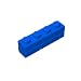 Produktbild 100 Stück Stein 1x4 Noppen Klinkerstein-Optik, 1x4 Steinteil, kompatibel mit Lego, Farbe:Blue