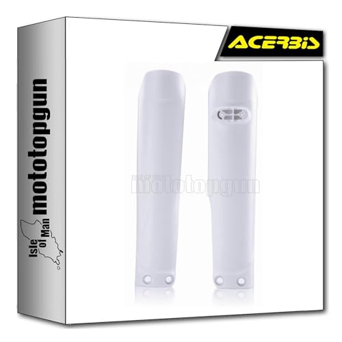 Couvercle fourche blanc Acerbis protège suspension avant Honda CRF 250 R 2022