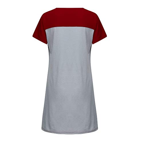Robe d'allaitement mignonne à manches courtes pour la maternité