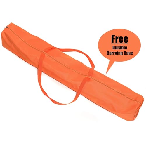 Folding Stretcher for Medical Emergency with Heavy Duty Handles, Straps and Carrying Case, High-Grade Aluminum Alloy Portable Travel Emergency Medical Stretcher for Patient Transport