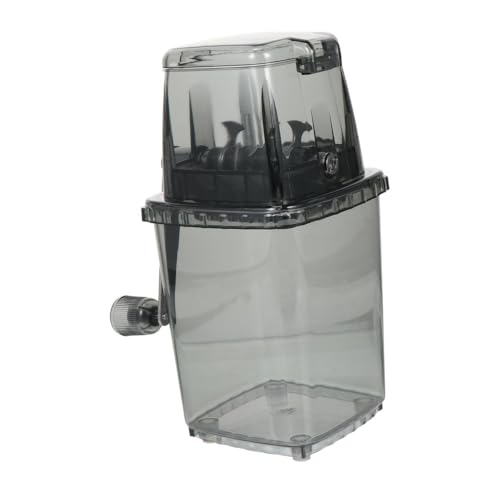 EVREFINクラッシャー アイスシェーバー 手動アイスクラッシャー 使いやすい 小型 ポータブル レストラン 簡単な操作 省スペース お手入れ簡単 氷 赤ワイン アイスクリーム 家庭用キッチン用品に最適 (大きい,ホワイト)