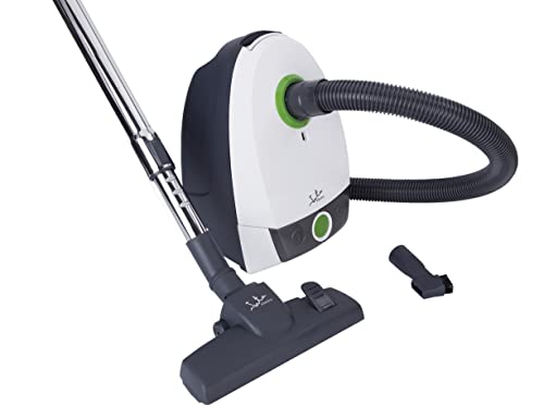 Jata AP915 Aspirador Trineo con Bolsa, 800 W, Filtro HEPA, Cepillo para Todo Tipo de Suelos, Radio acción 7 m, Manguera telescópica, Incluye Bolsas