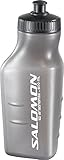 Contenido: 6 botellas 3D de agua (600 ml) salomon; material: elastómero termoplástico (sin PVC ni bisfenol A); dimensiones: 16 x 26 x 16 cm; peso: 430 g; número de modelo L32917000
