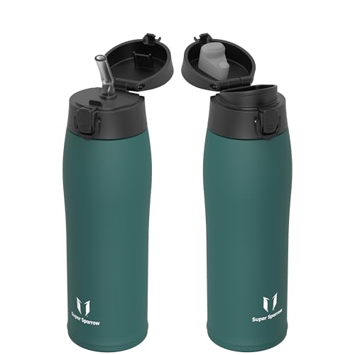 Sparrow Botella Agua Acero Inox - Botella Termica 750ml - 2 Tapas
