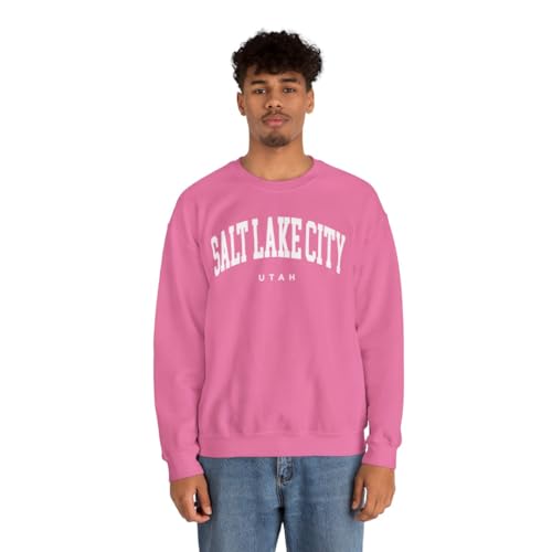 Salt Lake City Utah Adult Unisex Crewneck Sweatshirt3