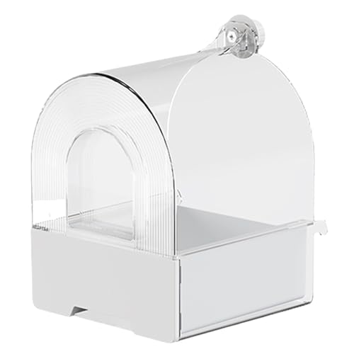 鳥のケージバスハウスは広々としたインコの浴槽/ボウルを誇る洗濯が洗うのは、ペットの鳥のオウムのためにケージのシャワー付きの大きな鳥のオウム