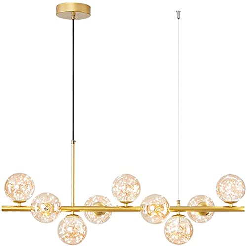 Lustre Spoutnik Or Suspension Plafonnier Moderne Luminaire Vintage Salon Cuisine