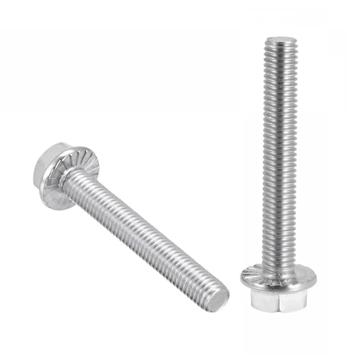 Tornillos M8 x 60 mm Unifizz para reparar maquinaria sin usar arandelas gracias a la brida dentada