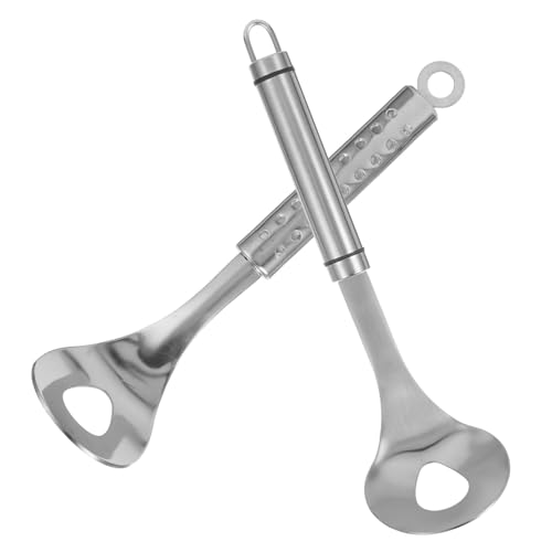 HOLIDYOYO 2pcs Stainless Steel Meatball Maker Tool for Easy Meatball Making Stainless Steel Smooth Edges for Kitchen Use