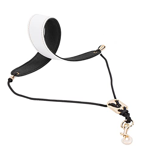 Miwayer Sax Neck Strap Professional Saxophone Harness Leather Padded Soft Neck Sling Adjustable For Baritone Alto Tenor Soprano Baritone And Bari Sax - Thumbnail 2