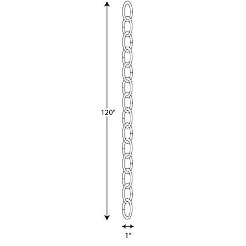 Image of Progress Lighting Accessory Chain - 10' of 9 Gauge Chain in Vintage Gold