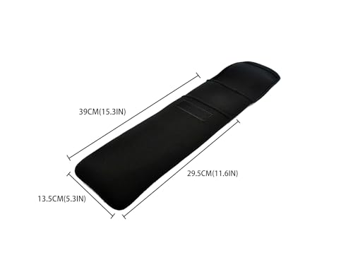 Funda de neopreno para plancha de pelo, negra miniatura 2