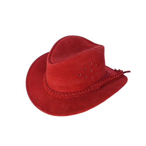 Chapéu country infantil para festas juninas e fantasias de cowboy (1 ANO/48cm, Marrom)