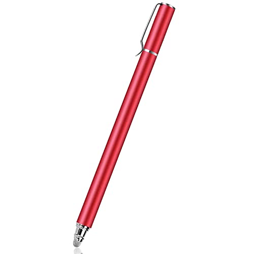 Fonus Red Stylus for Galaxy A03s A13 A14 A23 A53 A54 5G Phones - Touch Screen Pen Fiber Tip Aluminum Lightweight M1X Compatible with Samsung Galaxy A03s/A13/A14/A23/A53/A54 5G