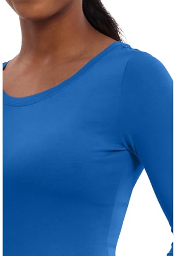 Image of Healing Hands Women's Underscrub Soft Knit Melissa Longsleeve Scrub Tee with Breathable & Easy Care Fabric 5047