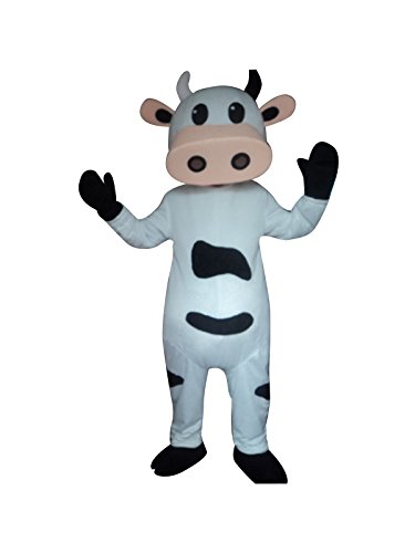 Sinoocean Cow Adult Halloween Easter Mascot Costume Cosplay Fancy Dress Outfit Suit Sinoocean Cow Adult Halloween Easter Mascot Costume Cosplay Fancy Dress Outfit Suit