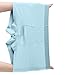 Mens Cotton Boxer Briefs Eyelet Crotch Breathable Fashion Underwear Soft Comfy Underpants Solid Boxer Briefs Light Blue