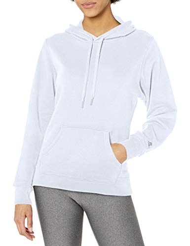 Russell Athletic Women's Lightweight Fleece Hoodie, White, M