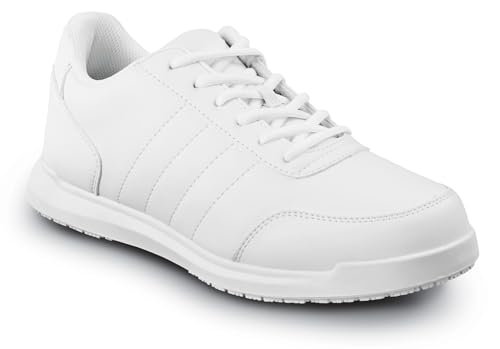 SR Max Maxton II, Men's, White, Soft Toe, MaxTrax Slip Resistant, Low Athletic, Work Shoe (11.5 M)