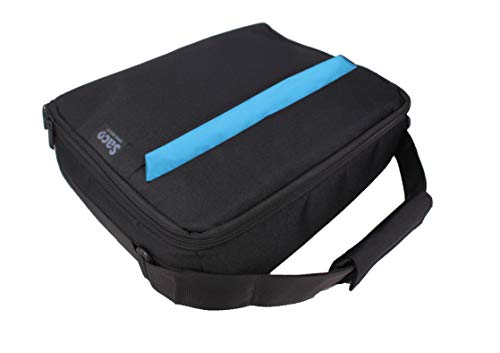 Image of Saco Compatible for Saregama Carvaan Portable Digital Music Player Bag Accessories from Carry Shoulder Pouch for SC02, R20005, SC03, SC01, SCM01 Models (Blue)