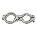 Inlet Outlet Flanges Clamps v-band Flange Clamp Set Replacement For TiAL MVR 44MM Wastegate W/Screws Nuts and Seals