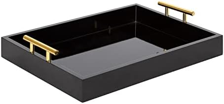 Kate and Laurel Lipton Decorative Modern Rectangular Tray, 16.5 x...