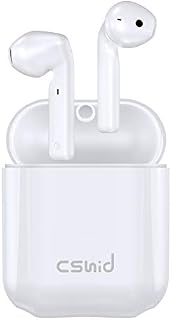 Wireless Earbuds, Cshidworld Bluetooth 5.0 Earbuds Noise Cancelling Wireless Headphones 30H Cycle Playtime