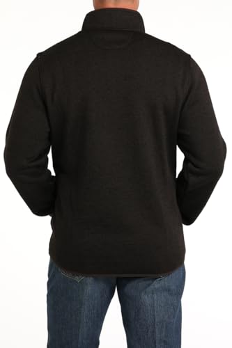 Cinch Mens Brown Sweater Pullover2