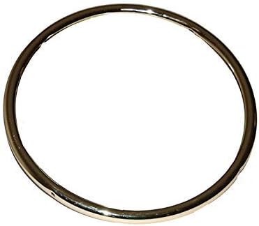 Vista 2 de Abacus Swivel Chair Parts Anillo de taburete de bar de 19 "de latón redondo #8177 Reemplazo de taburete