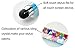 6 Pack XRONG stylus pen Colors Crystal Capacitive Mini Universal Touch Screen Pen for iPhone 5s 6s, Samsung Galaxy s5 s4 s3, Android, Smartphones, iPad, iPods, HTC, Motorola, Nexus 10 7 4, LG and more