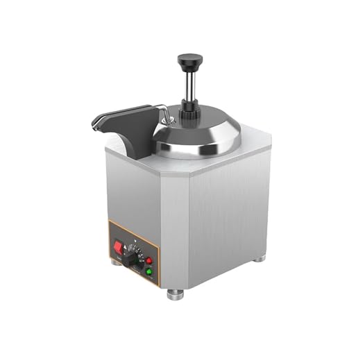 Máquina dispensadora de refrescos para dulce caliente, queso nacho y calentador de chocolate, perfecta para fiestas, eventos y concesiones