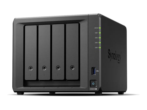 SYNOLOGY DS925+ 4-Bay DiskStation (up to 9-Bay), AMD Ryzen V1500B...