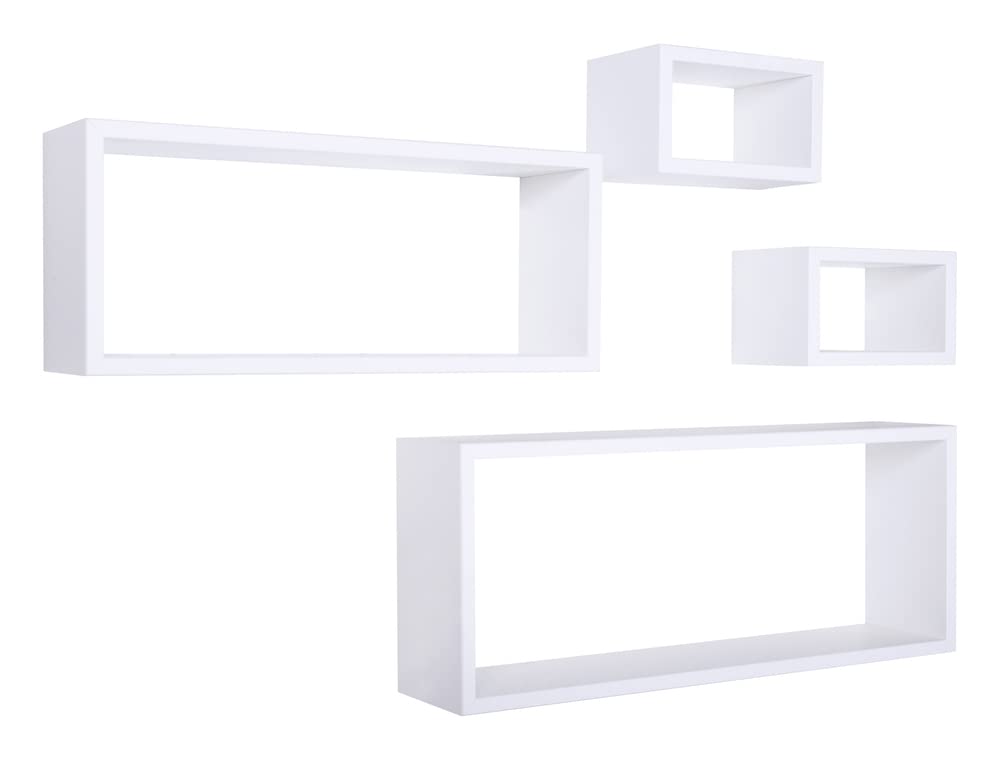 SET4 CUBI DECORACIÓN MERLINO BLANCO