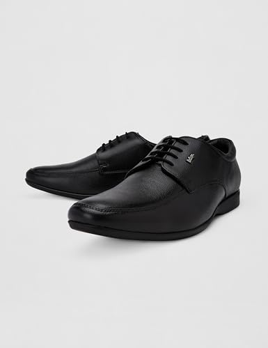 Image of Lee Cooper Men's LC9000E Leather Derby Formal Shoes | Lightweight, Comfortable & Stylish Lace-Up for Office, Business